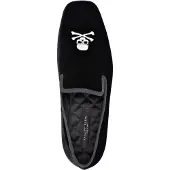 Philipp Plein Velvet Loafers Embroidery Skull
