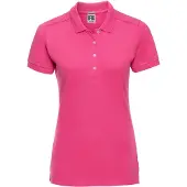 Russell athletic Russell Dames/Dames Stretch Fitted Poloshirt (Fuchsia)