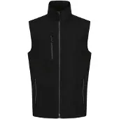 Regatta Heren Navigate Softshell 2-laags bodywarmer (Zwart/Seal Grijs)