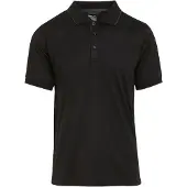 Regatta Heren Navigate Poloshirt met Korte Mouwen (Zwart/Seal Grijs)
