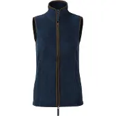 Premier - "Artisan" damesvest, model LT100 (maat L) (marineblauw/bruin)