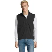 Sol Heren Rallye Softshell Mouwloos Gilet (Zwart)