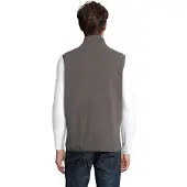 Sols Uniseks Fleece Bodywarmer met rits voor volwassenen (Houtskool Grijs Effen)