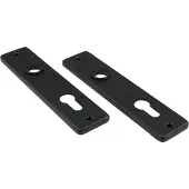 Ami Kortschild 180/41 RH Profielcilinder 55 Zwart 9005 Str - 739113