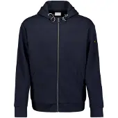 No-excess Sweater full zipper hooded interloc night