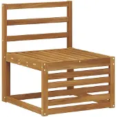 vidaXL Buiten bank set 7 st Naturel Massief Acacia Hout