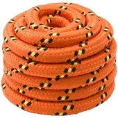 vidaXL Boottouw 25 m 3 Oranje PP