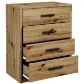 Matkam BODO Serie - Dressoir - 4 Laden - 60 cm - Artisan Eiken
