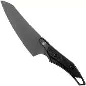 QSP Knife T-Cook QS172-A2, Black Nitro-V, Black G10 vaststaand mes