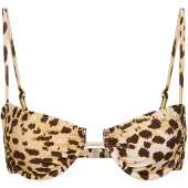LASCANA Bikinitop beige / crème / bruin