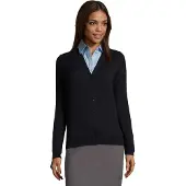 Sols Dames/Dames Gouden Gebreid V Hals Vest (Marine)