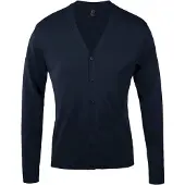 Sols Heren Gouden Gebreid V Hals Vest (Marine)