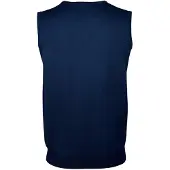 Sols Unisex volwassen heren gebreid mouwloos sweatvest (Marine)