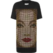 Philipp Plein T-Shirt Short Dresses Face