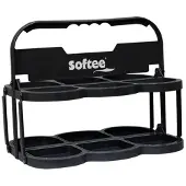 Softee Opvouwbare Flessenhouder Deluxe Voor 6 Flessen Azul