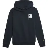 Lyle & Scott Kids Disrupt Graphics Hoodie - Donker Marineblauw
