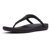 FitFlop Solay mixed-crystal toe-post sandals