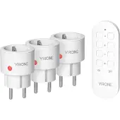 ORNO Basisset draadloos schakelen 3x mini ontvangers plus afstandbediening Wit