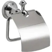 Gedy Nevis Toiletrolhouder met afdekking, chroom