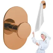 Laveo Miri - Handdoekhouder - Enkelvoudig - Roze Goud - Zelfklevend