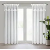 Eurofirany Decoratieve Gordijn 140x270 cm - Stijlvol Wit
