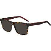 HUGO BOSS Hugo Havana Zonnebril Met Rood Montuur