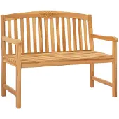 vidaXL Handgemaakte Rozenbank 114 x 60,5 x 95 cm Massief Teakhout