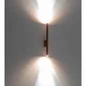 Nowodvorski Lighting Smalle wandlamp Laser Wall roodkoper