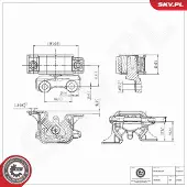 ESEN SKV 75SKV387 Motorsteunlager
