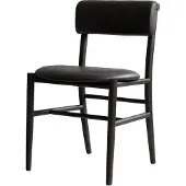 101 Copenhagen Nama Eetkamerstoel Aniline leather black | Coffee Black