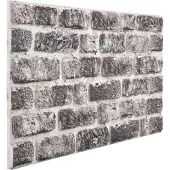 vidaXL Wandpanelen 10 st 100 x 50 cm Donkergrijs en Wit EPS-schuim