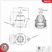ESEN SKV 75SKV364 Motorsteunlager