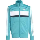 Adidas Trainingspak 'Seasonal Essentials Tiberio' turquoise / zwart / wit