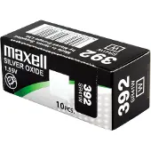 Maxell 392 SR41W Zilver-oxide Horlogebatterij Knoopcel 10 Stuks