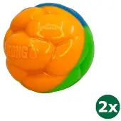 Kong twistz high-viz bal 2x 8,5x8,5x8,5 cm