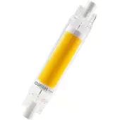 Osram LED Slim Line, slanke, multicolor LED-lamp met R7s vervangingsvoet, 4,5 W / 470 lm, helder, warmwit licht met 2700 K, niet dimbaar, IP20, loodvrij glas, 16 mm diameter.