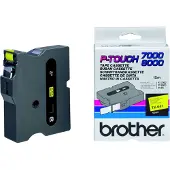 Brother TX-641 Tape Zwart op geel (18 mm)