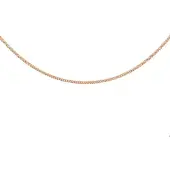 The Jewelry Collection Roségoud Collier gourmet 1 4400834 42 cm