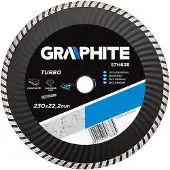 Graphite Diamantschijf 230x22x6,0x3,1mm Turbo Wave MPA EN13236