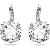Swarovski Oorbellen 'Millenia' zilver / transparant