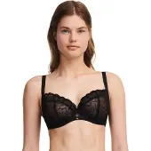 Chantelle BH 'FLEURS' zwart