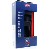 ABUS Fietsslot Vouwslot - BORDO GRANIT 6500K - Security level 15 - ART 2 zwart - 120 cm - Geschikt voor elektrische fietsen en stadsfietsen