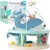 Classic World Klassiek houten educatief doolhof met verweven zeeleven, 18m+