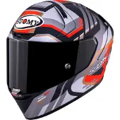 Sonstiges Suomy SR-GP Evo infrarood helm, grijs/rood/zwart, maat 2XL (63)