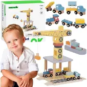 Tooky Toy Tooky speelgoed houten havenkraanset - UNI