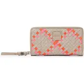Fredsbruder Happy Weave Portemonnee Leer 19 cm beige