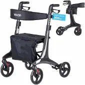 Vevor Opvouwbare Rollator met Zitje
