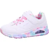 SKECHERS UNO GEN1 - FRESH BLOOMS Meisjes Sneakers - Wit