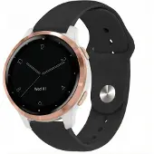 IMoshion Siliconen Sport bandje - Universeel 18 mm aansluiting - Zwart
