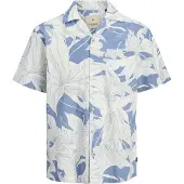 Jack & jones Premium Overhemd 'JPRBLUBahamas' blauw / wit
